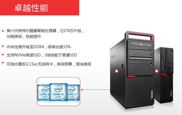 联想ThinkCentre M8600T台式机