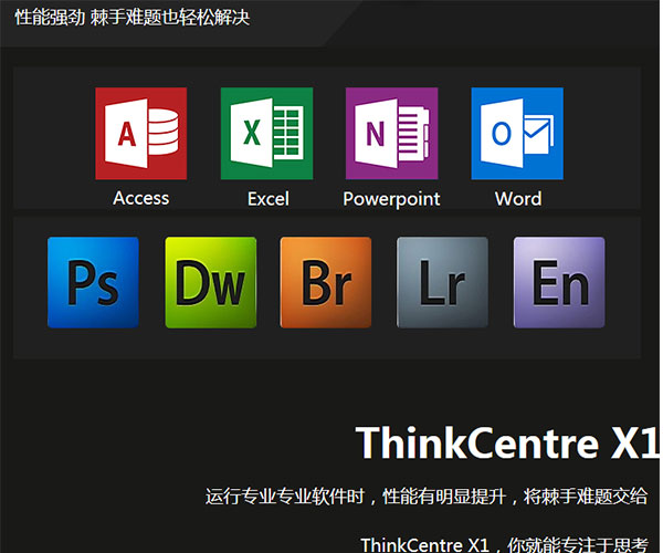 联想ThinkCentreX1办公一体电脑