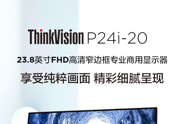 联想ThinkVision P24i显示器