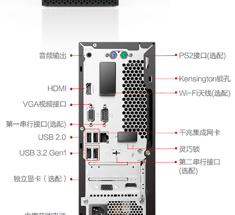 联想ThinkCentre M750e 台式机