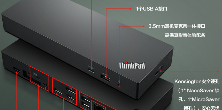ThinkPad Thunderbolt 4 Dock Workstation Dock (40B00300CN)