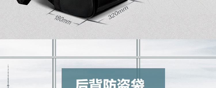 ThinkPad 商务双肩包B600 (4X40Y41836)