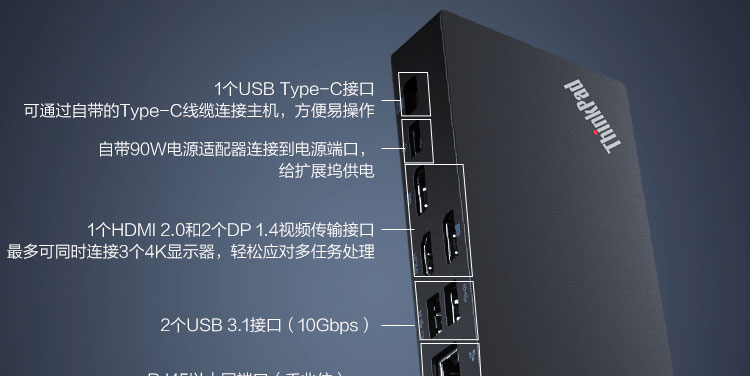 ThinkPad Universal USB-C Dock (40AY0090CN)