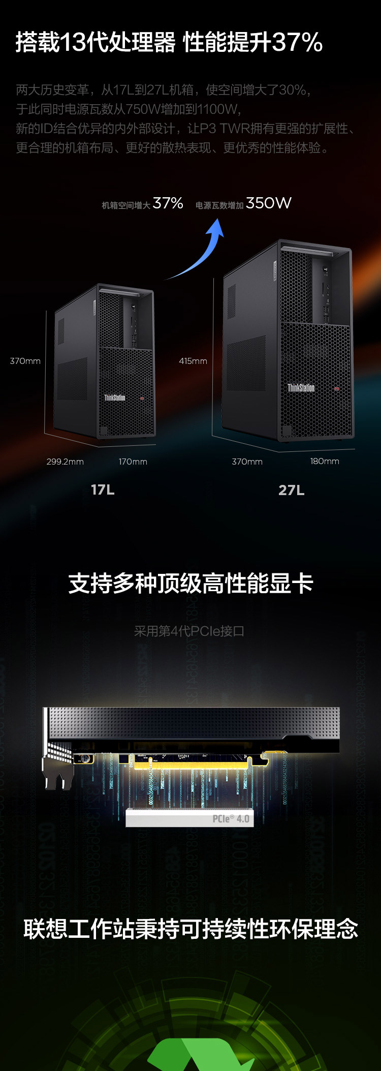 联想工作站ThinkStation P3 